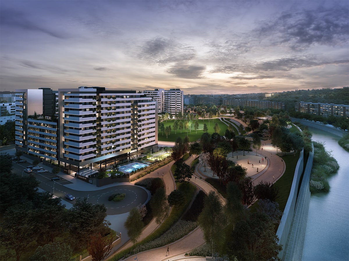 Construcción de una vivienda unifamiliar de lujo en Madrid